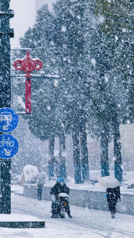 小雪花，暴雪来了，小雪花飘满街头巷尾